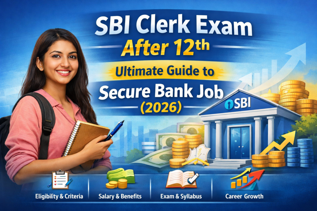 SBI Clerk Exam After 12th eligibility salary syllabus exam pattern and preparation guide 2026