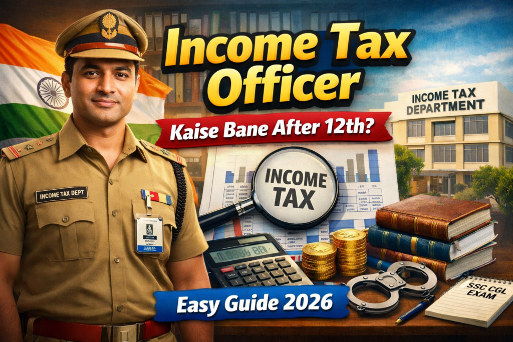 Income Tax Officer Kaise Bane After 12th complete career guide eligibility salary SSC CGL exam process 2026