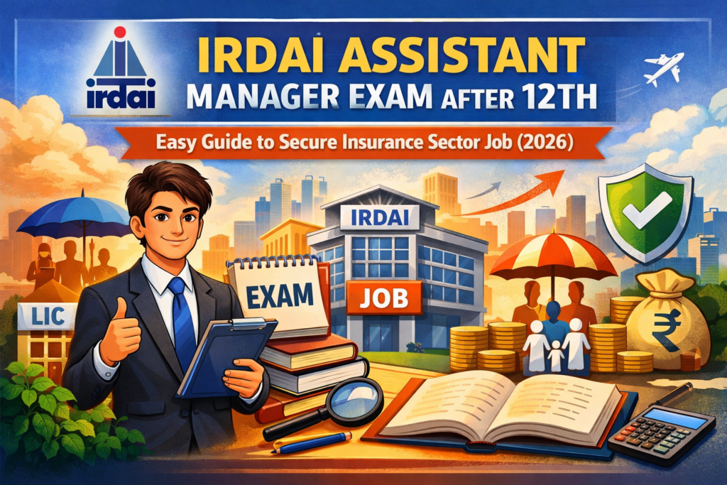 IRDAI Assistant Manager Exam After 12th eligibility salary syllabus exam pattern preparation guide 2026 insurance sector job
