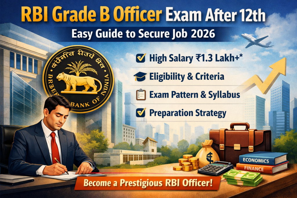 RBI Grade B Officer Exam After 12th eligibility salary syllabus exam pattern preparation guide 2026