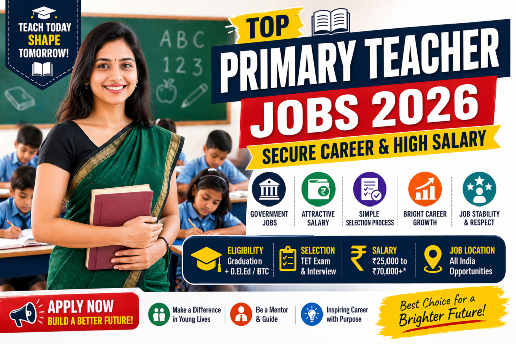 Top primary teacher jobs 2026 secure career high salary for teachers