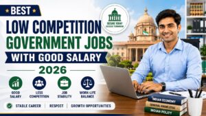 Low competition government jobs with good salary 2026 guide