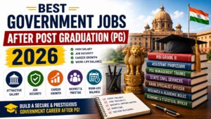 Best Government Jobs After Post Graduation PG 2026 with salary, eligibility, career growth, RBI Grade B, Assistant Professor and PSU careers.