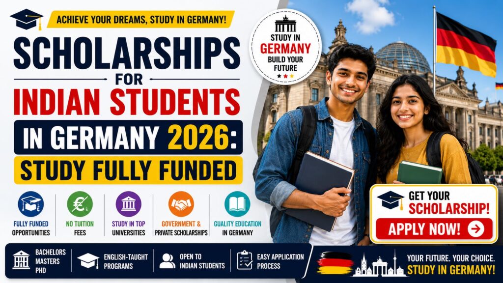 Best scholarships for Indian students in Germany to study fully funded