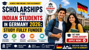 Best scholarships for Indian students in Germany to study fully funded