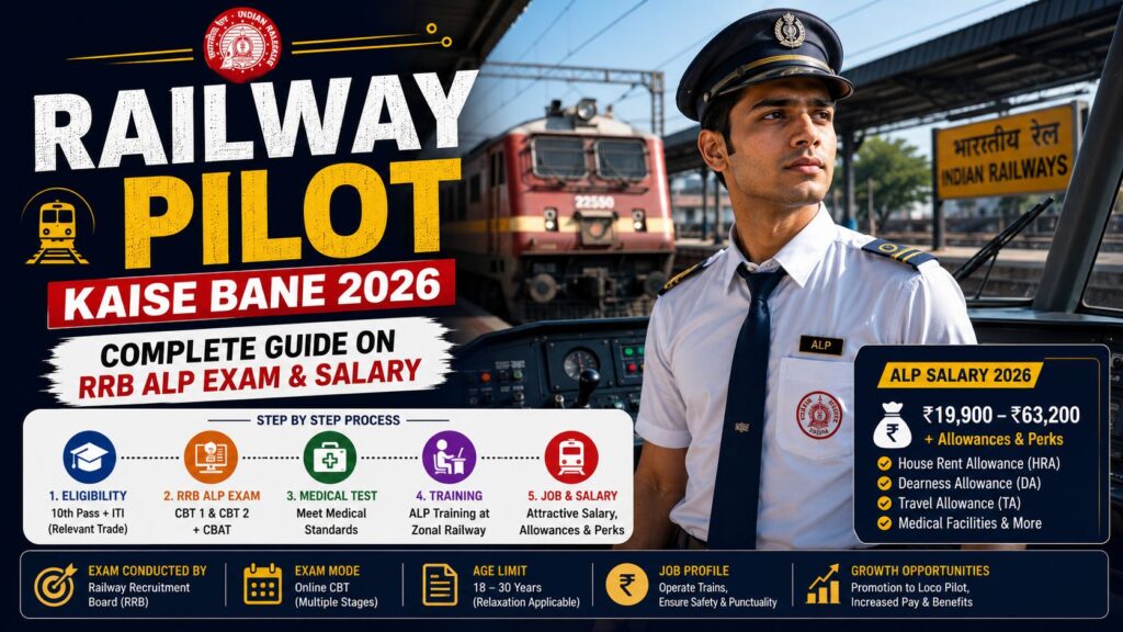 Railway Pilot Kaise Bane RRB ALP Qualification and Salary Guide