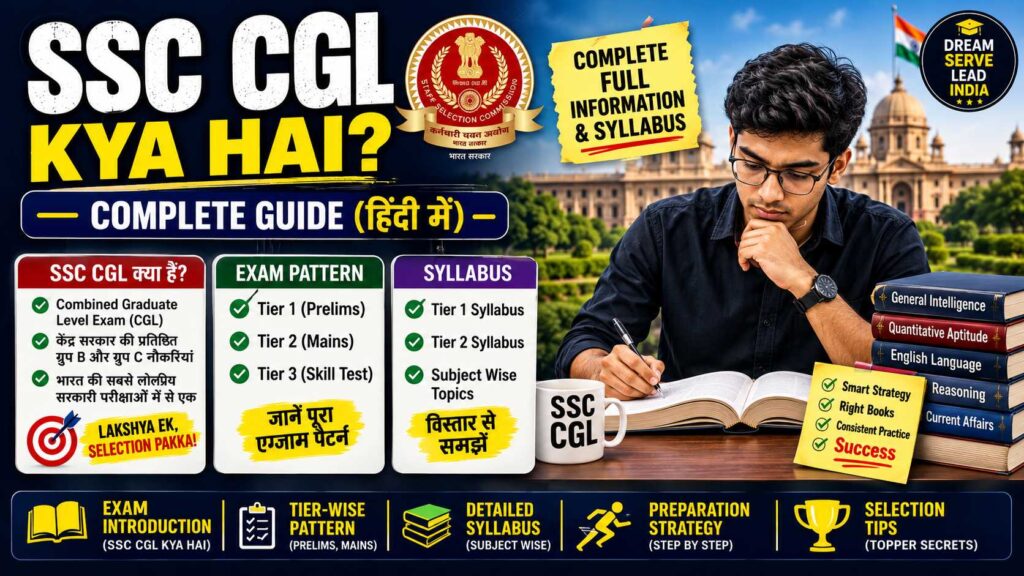 SSC CGL kya hai full information in hindi infographic guide