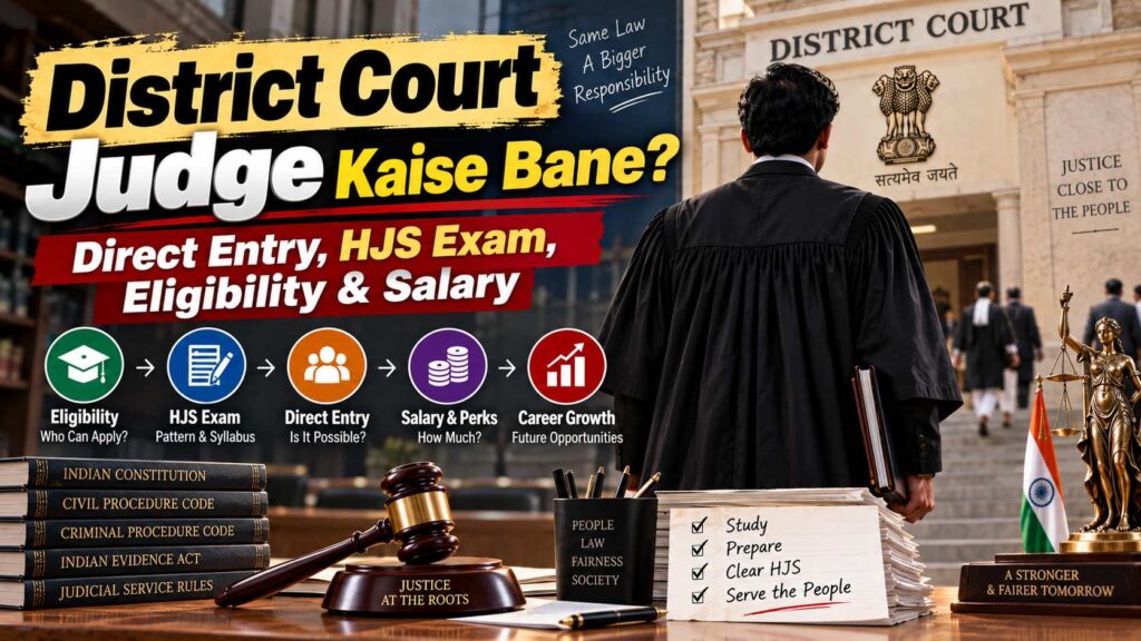District court judge kaise bane courtroom selection guide