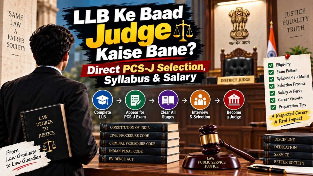 llb ke baad judge kaise bane